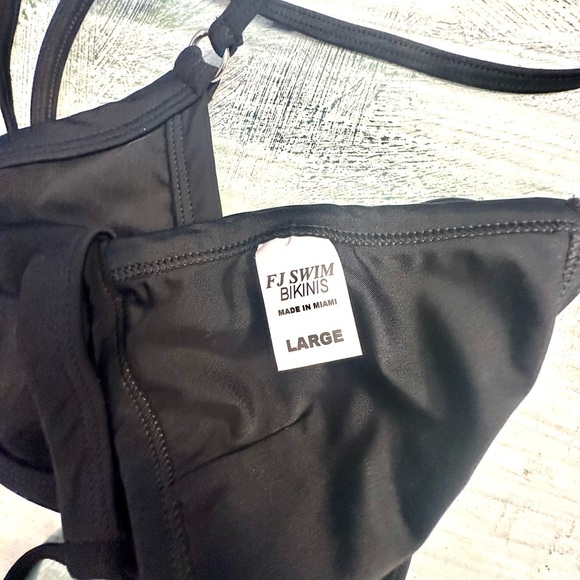 FJ Swim Black Bikini Top - Picture 7 of 8